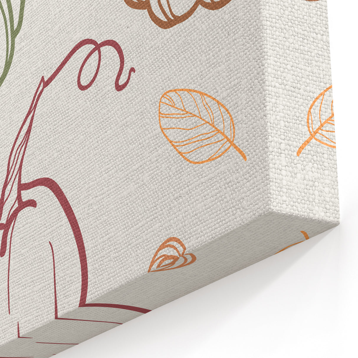 Pumpkin Pattern Halloween Wall Art - Rustic Fall Halloween Decor