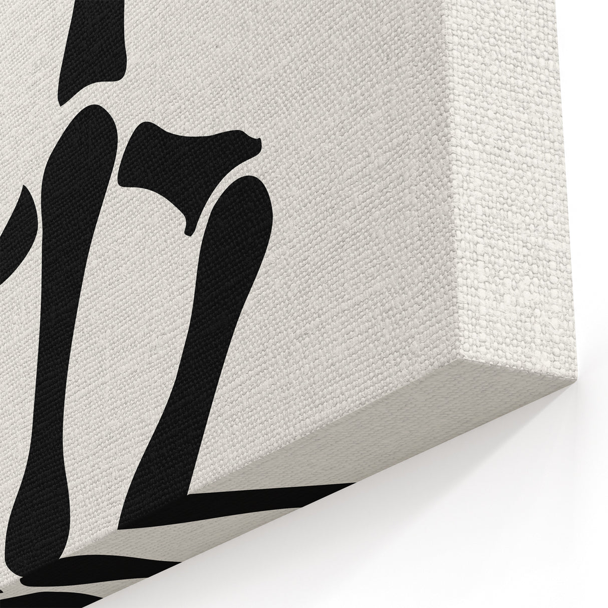 Skeleton Peace Sign Halloween Wall Art - Spooky Minimalist Decor