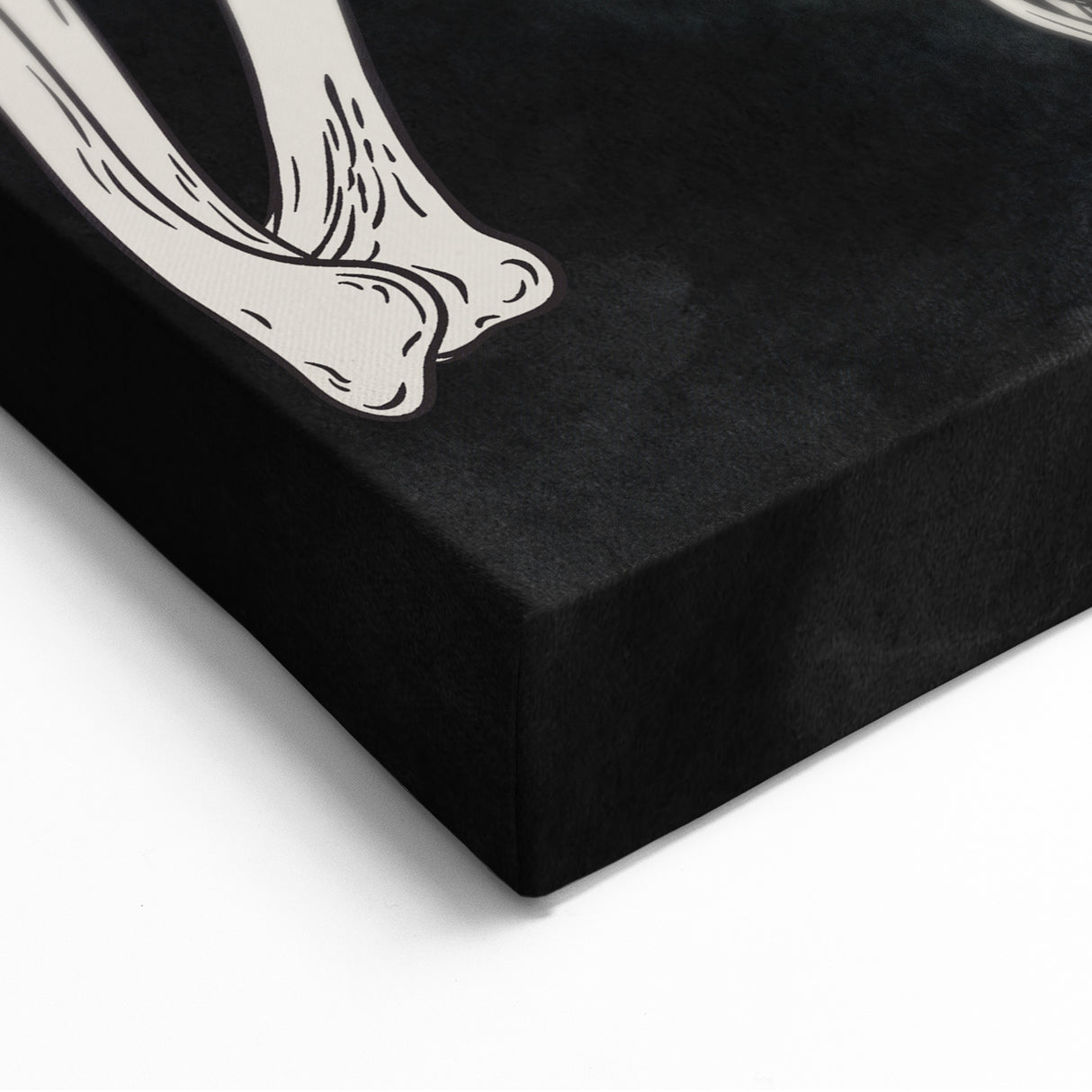 Rock On Skeleton Halloween Wall Art - Spooky Gothic Decor