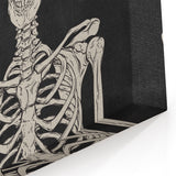 Skeleton Hand Gesture Halloween Wall Art - Spooky Gothic Decor