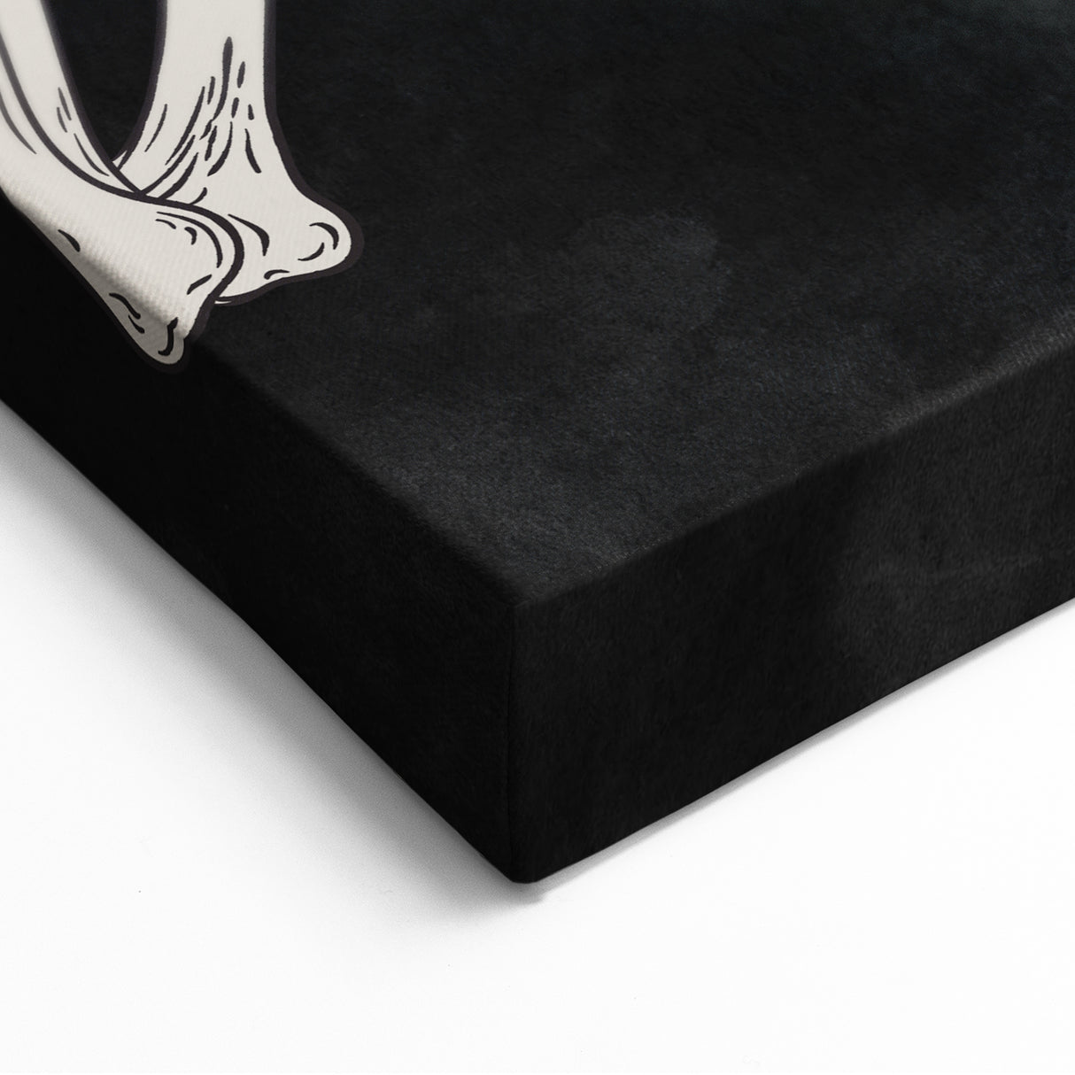 Skeleton Hand Gesture Halloween Wall Art - Spooky Gothic Decor