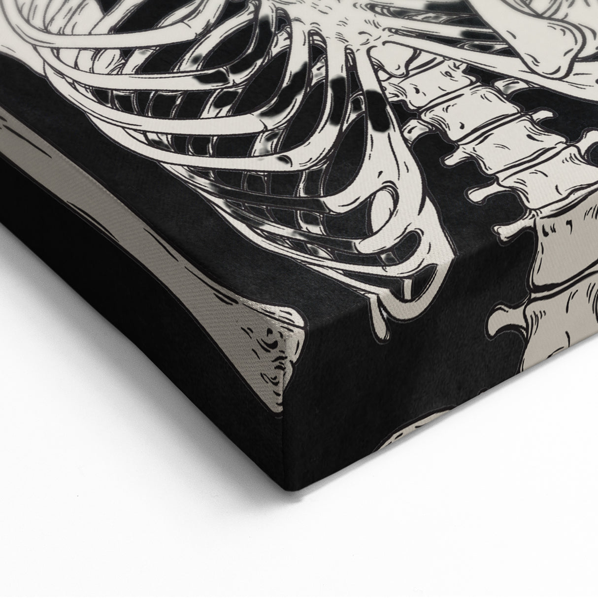 Happy Halloween Skeleton Wall Art - Spooky Gothic Halloween Decor