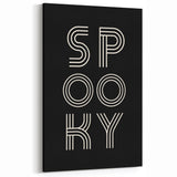 Spooky Typography Halloween Wall Art - Modern Halloween Decor