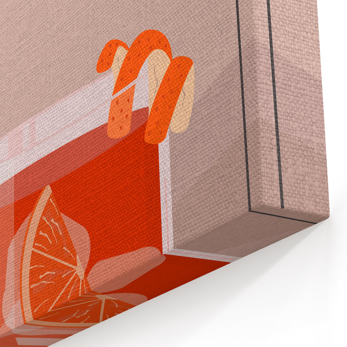 Negroni Cocktail Wall Art – Beverage & Bar Decor for Kitchen