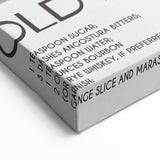 Old-Fashioned Cocktail Wall Art – Bar & Kitchen Beverage Decor