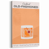Old-Fashioned Cocktail Wall Art – Bar & Kitchen Decor