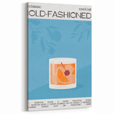 Classic Old-Fashioned Cocktail Wall Art – Bar & Kitchen Decor