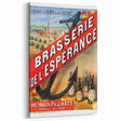 Vintage Brasserie de l’Espérance Poster - Retro Beer Advertising Art
