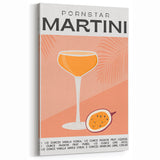 Pornstar Martini Cocktail Wall Art – Bar & Kitchen Decor