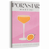 Kitchen Wall Art – Pornstar Martini Cocktail Print for Home
