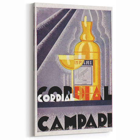 Vintage Cordial Campari Poster - Classic Italian Advertising Art
