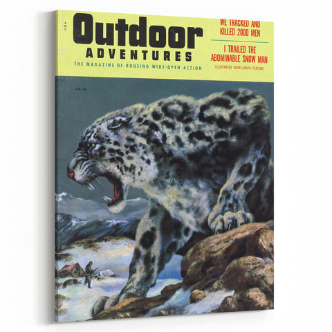 Vintage Magazine Cover Art - Retro Outdoor Adventure Magazine Print