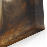 Haunted Ghost Halloween Wall Art - Spooky Gothic Oil Painting