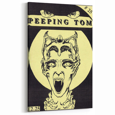 Vintage Magazine Cover Art - Retro Horror Comic Magazine Print