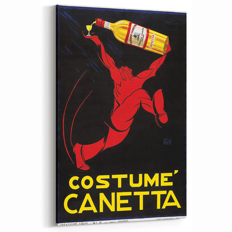 Vintage Costumé Canetta Poster - Classic Italian Advertising Art