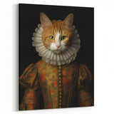 Vintage Animal Art: Aristocratic Cat – Retro Animal Illustration