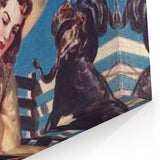 Vintage Magazine Cover Art - Retro Western Romance Magazine Print