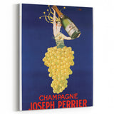 Vintage Joseph Perrier Champagne Advertising Poster - Retro Wall Art