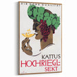 Vintage Kattus Hochriegl Sekt Advertising Poster - Retro Wall Art