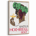 Vintage Kattus Hochriegl Sekt Advertising Poster - Retro Wall Art