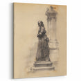 Vintage Portrait Art - Elegant Antique Portrait Prints on Canvas