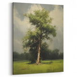 Vintage Nature Art: Majestic Tree Antique Landscape Print