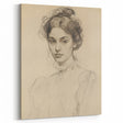 Elegant Vintage Portrait - Classic Sketch Wall Art Print