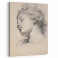Timeless Vintage Portrait - Classic Sketch of Elegance Wall Art