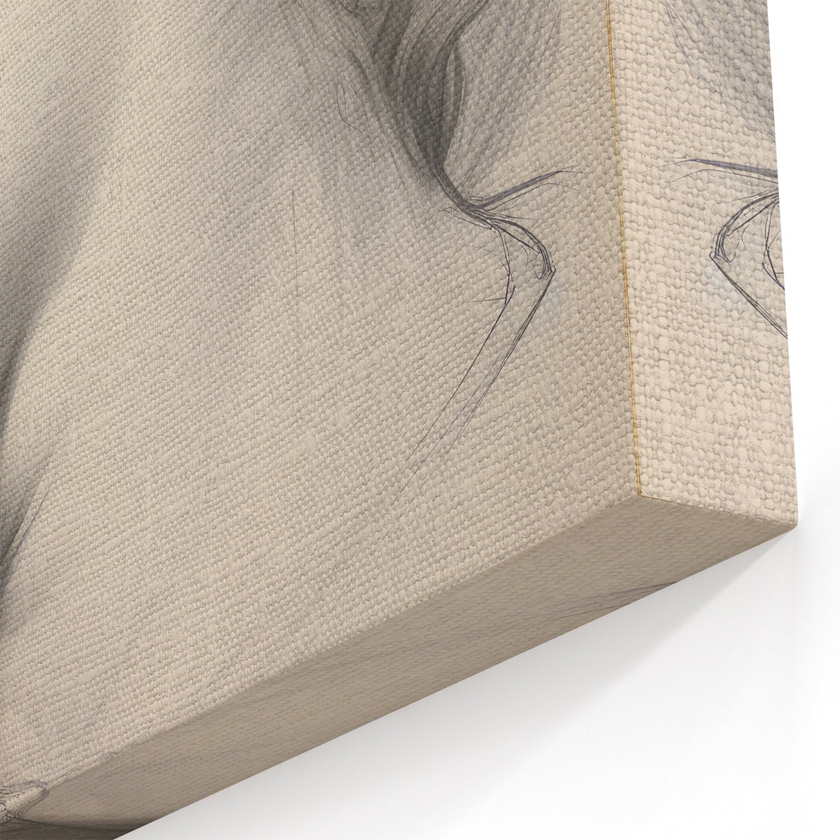 Timeless Vintage Portrait - Classic Sketch of Elegance Wall Art