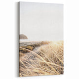 Golden Beach Dunes – Summer Wall Art with Sunlit Coastal Scene