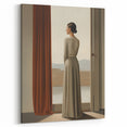 Classic Portrait Artwork - Elegant Woman by Window Wall Art