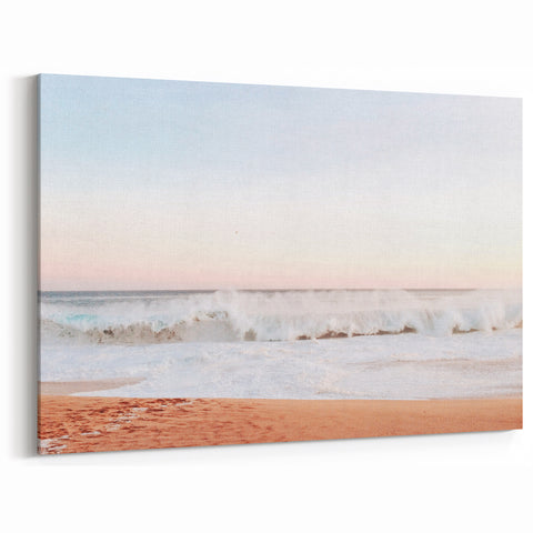 Ocean Waves at Sunrise – Summer Wall Art for Coastal Homes