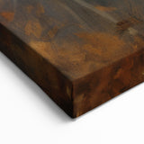 Skeleton Dance Halloween Wall Art - Gothic Haunted Oil Painting