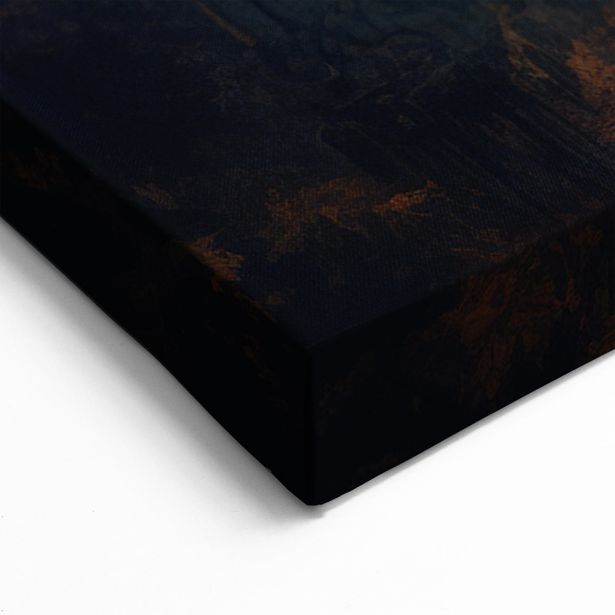 Haunted Castle Halloween Wall Art - Gothic Spooky Oil Painting