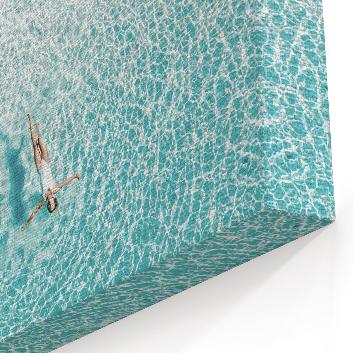 Floating Serenity – Summer Wall Art with Crystal Blue Water