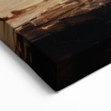 Autumn Candles and Pumpkins Halloween Wall Art - Cozy Oil Painting