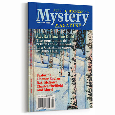Vintage Magazine Cover Art - Alfred Hitchcock’s Mystery Magazine
