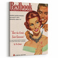 Vintage Redbook Magazine Cover - Classic Young Adult Artwork