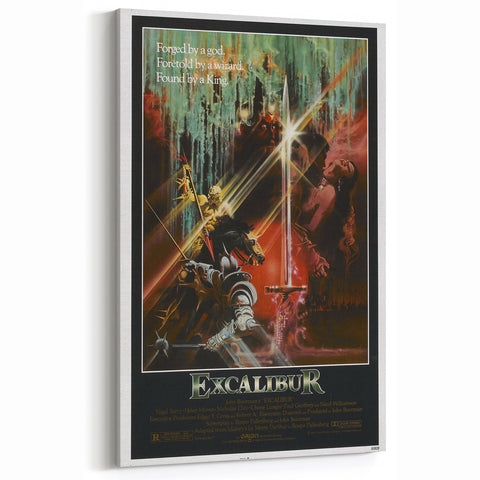Retro Excalibur Fantasy Poster - Vintage 80s Movie Wall Art