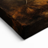 Haunted Jack O Lantern Halloween Canvas Art - Spooky Oil Painting