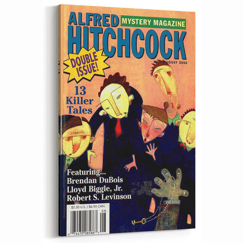 Vintage Magazine Cover Art - Alfred Hitchcock’s Mystery Magazine