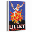 Vintage Lillet Poster: Retro Wine Advertising Wall Art for Your Home