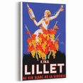 Vintage Lillet Poster: Retro Wine Advertising Wall Art for Your Home