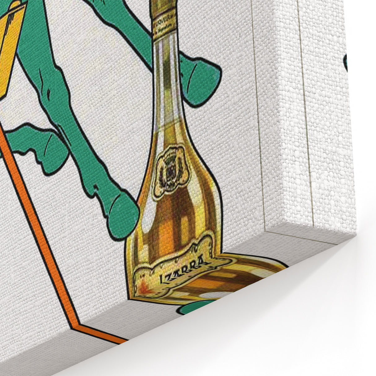 Vintage Izarra Poster: Retro Liqueur Advertising Wall Art