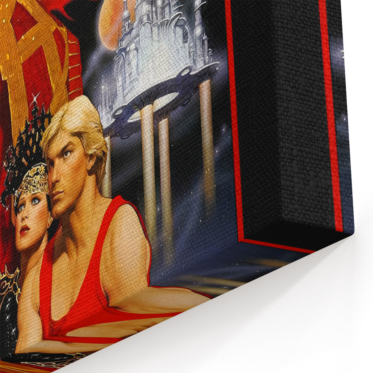 Retro Flash Gordon Poster - Vintage 80s Sci-Fi Movie Wall Art
