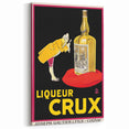 Vintage Crux Poster: Retro Cognac Advertising Wall Art