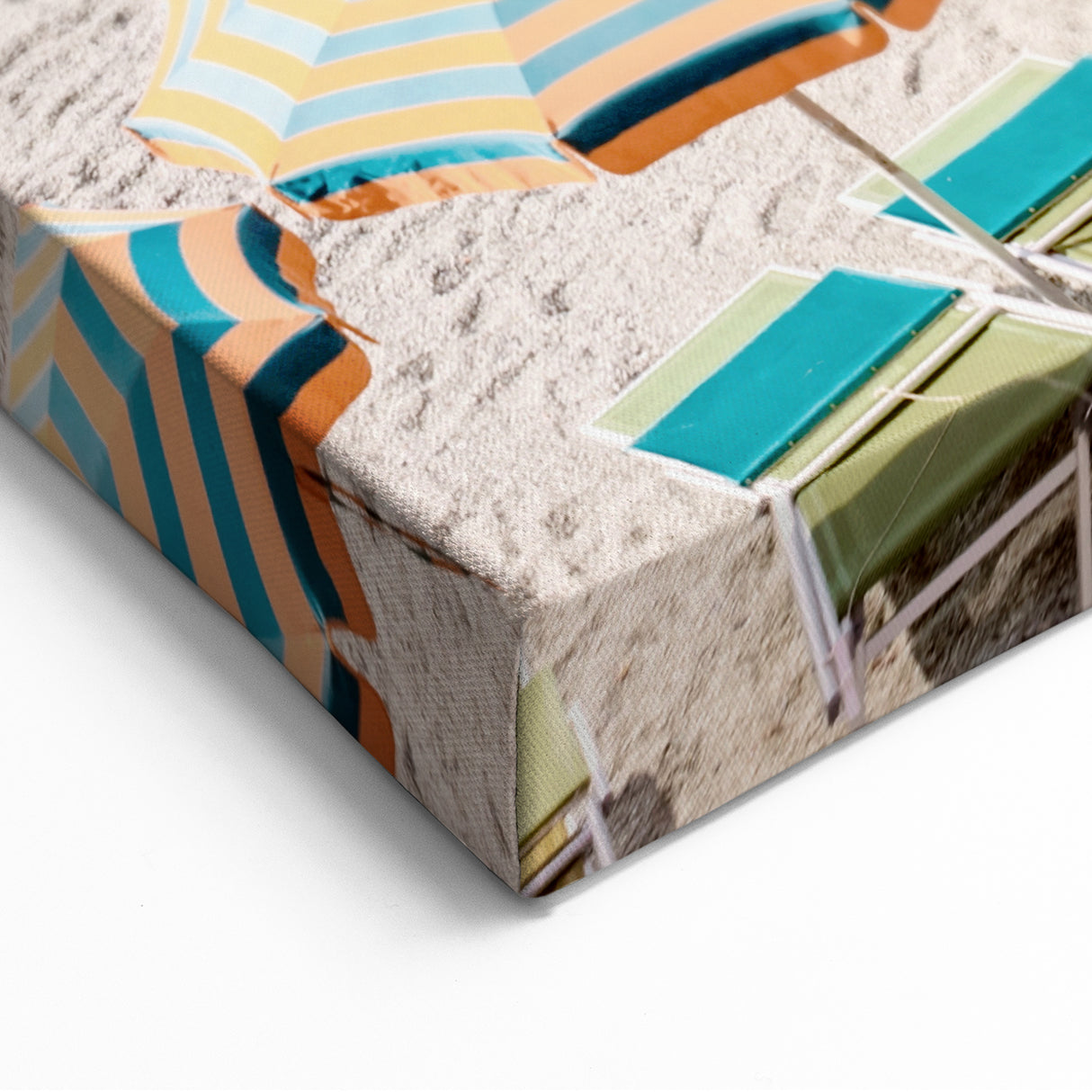 Vibrant Beach Umbrellas – Summer Wall Art for Coastal Charm