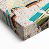 Vibrant Beach Umbrellas – Summer Wall Art for Coastal Charm