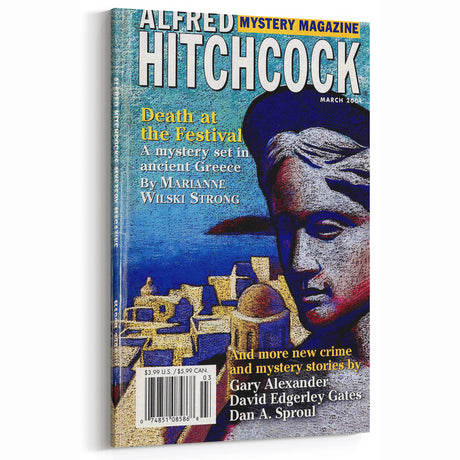 Vintage Magazine Cover Art - Alfred Hitchcock’s Mystery Magazine