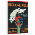 Vintage Aura Poster: Retro Liqueur Advertising Wall Art